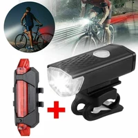 bicycle bike motorcycle light usb rechargeable safety riding warning flashing taillight waterproof bicycle front rear lamp