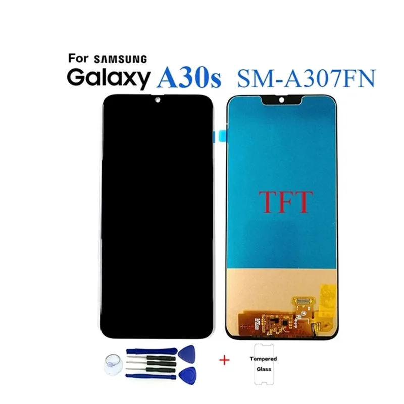 Для Samsung A30s A307 SM-A307F дисплей ЖК-экран Замена для дигитайзер в сборе сенсорная