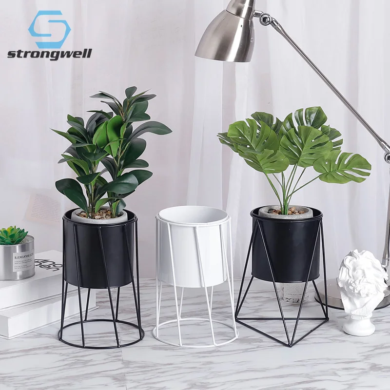 Strongwell скандинавский Железный цветочный горшок для цветов в ванну Оловянное