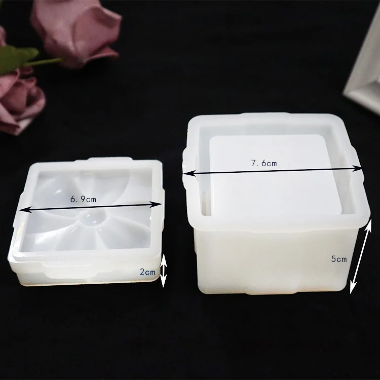 

Bowknot Jewelry Gift Storage Box Epoxy Mold Resin Mould Casting Craft DIY Tools home decoration
