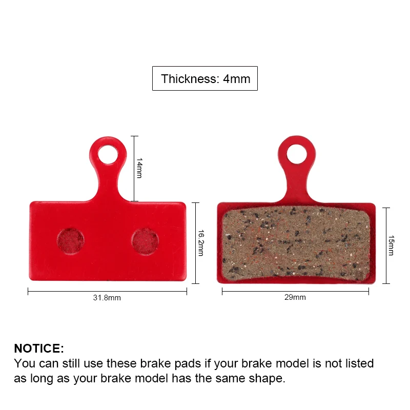 Керамические дисковые Тормозные колодки BIKEIN 4 пары для горного велосипеда Shimano M988