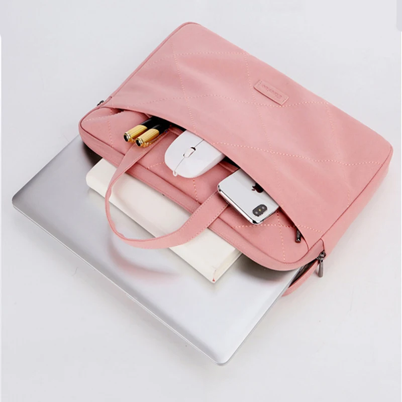 

Notebook shoulder bag zipper matte computer bag polyester waterproof earthquake resistant for Lenovo Dell MacBook HP Huawei