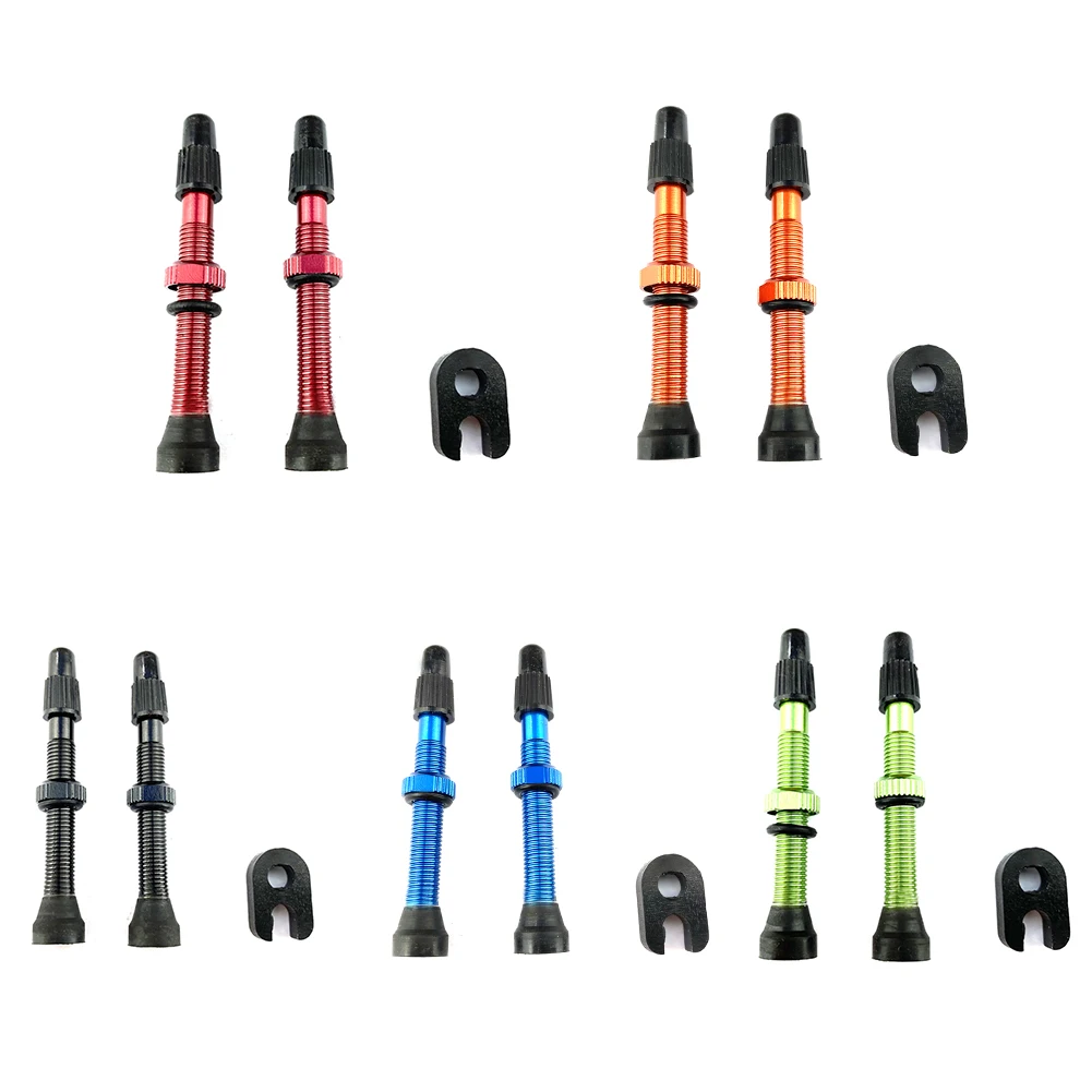 

1 PairStem Presta Valve with Tool 60mm Alloy Outdoor Anti-resistance Repairing Elements for Road MTB Bike Tubeless Tire