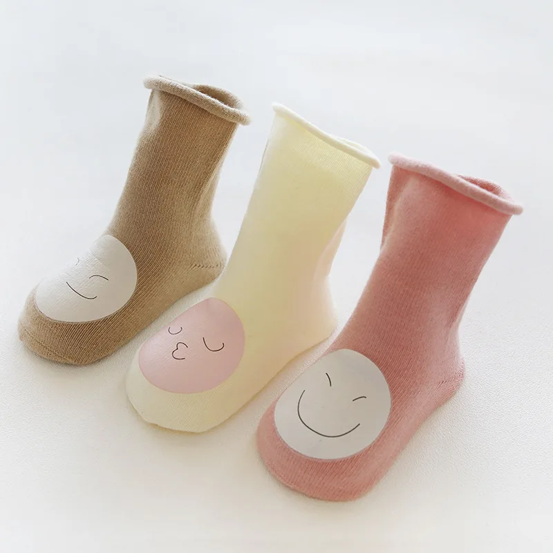 Длинные носки без пятки для малышей новорожденных с героями мультфильмов