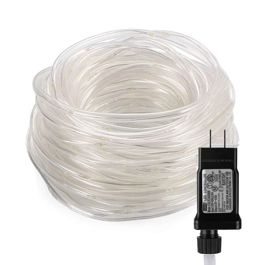 

10/20/30M Copper Wire Rope String Light DC24V Christmas Fairy Garland Light For DIY Garden Xmas Tree Party Wedding Decor