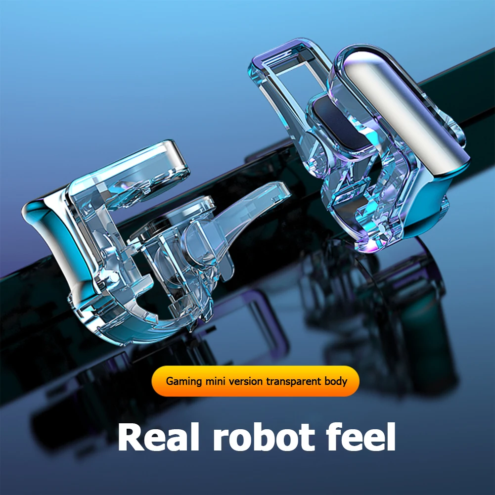 2 шт. мобильный телефон игра кнопка огня умный металлическая триггер шутер для