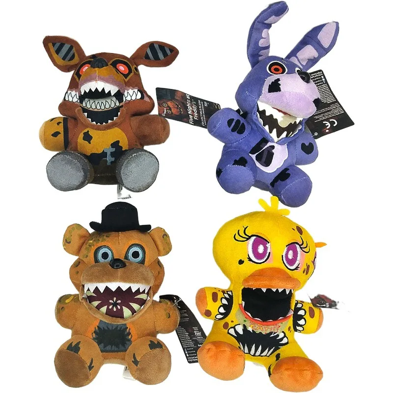 

18cm Five Nights At Freddy's FNAF Plush Doll Freddy Bear Foxy Chica Bonnie stuffed Plush Toys Kid Children Dolls Kids toy