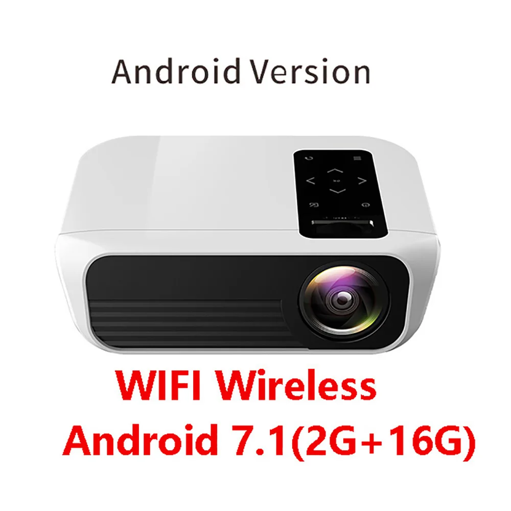 T8 Full HD светодиодный проектор Android портативный видео 1080P HDMI Мини 4K 5000 люмен