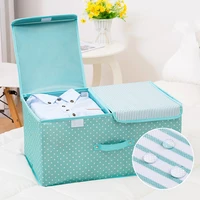 fashion hot 2020 household organizers boxes with cap for clothing clothes quilt finishing dust box items organizer storage box