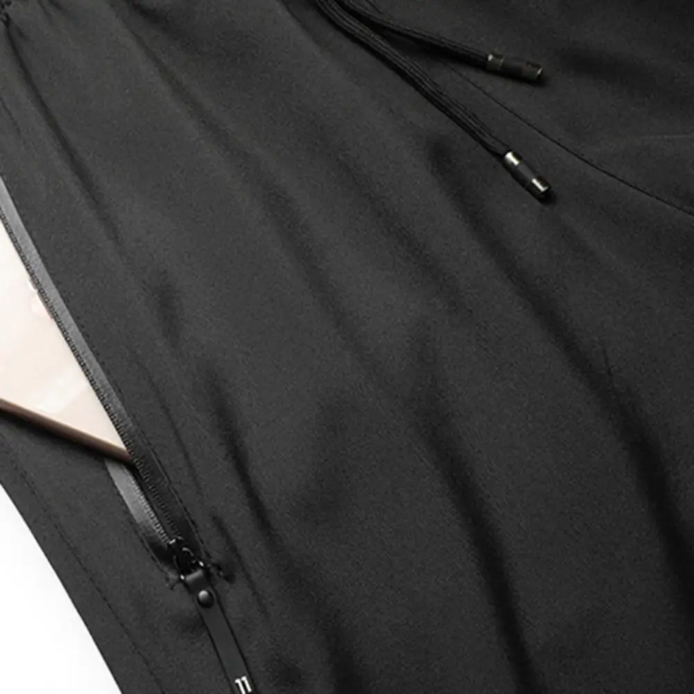 Шорты мужские однотонные на молнии быстросохнущие Короткие штаны до колен с