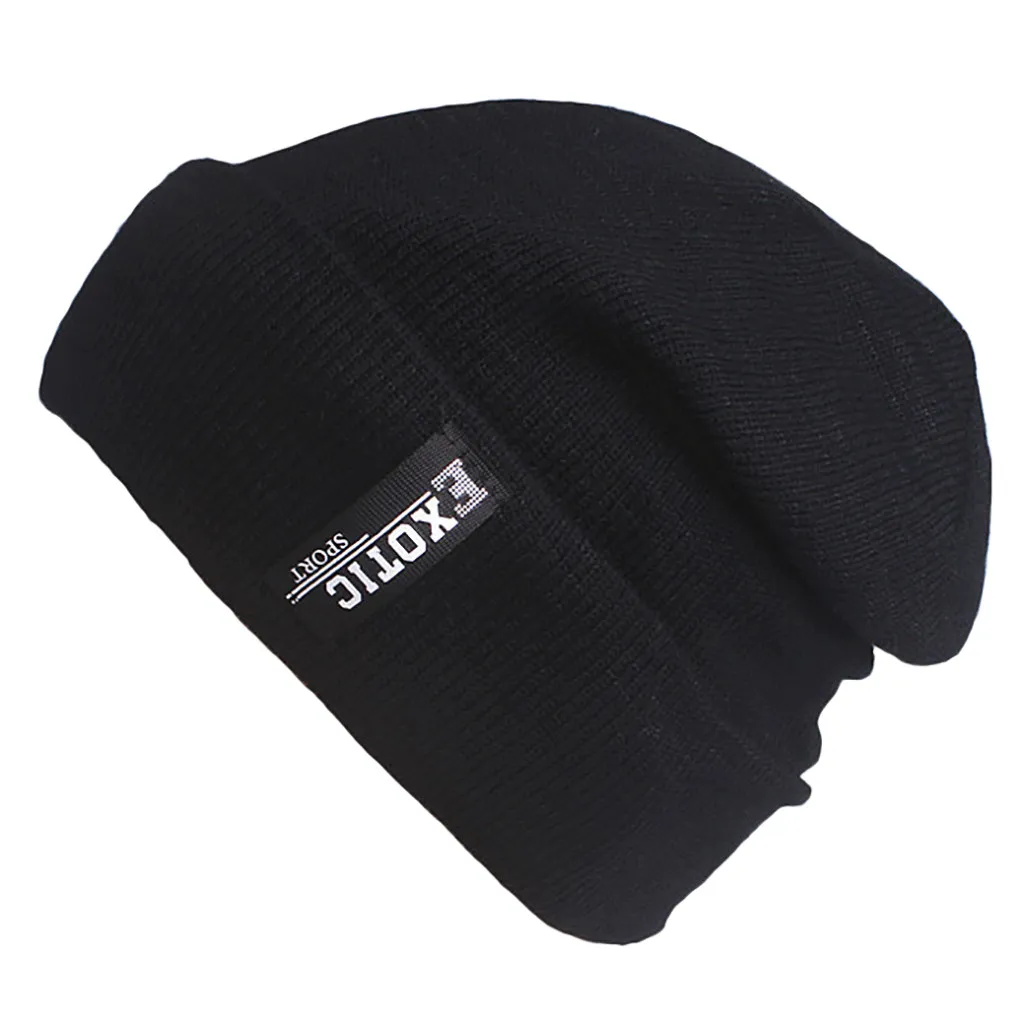 Новинка 2019 уличная теплая вязаная крючком зимняя мешковатая разноцветная шапка