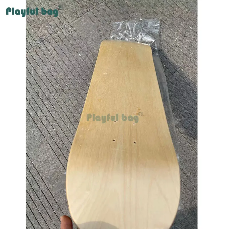 Playful Bag AA grade tough skateboard deck 7- layer Northeast maple DIY skateboard deck Wood color decoration AMB79