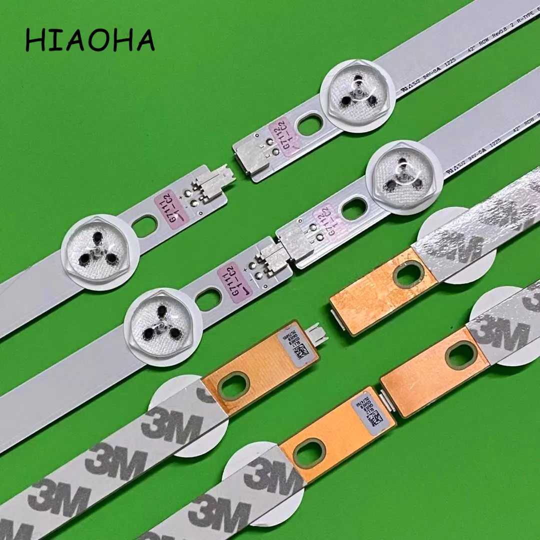 

Original 12pcs/Kit LED Backlight Strip (6+6)Lamps For LG 42" ROW Rev0.8 LED42E320PD 3D42A2000I LC420DUN 6916L-0882A 6916L-0913A