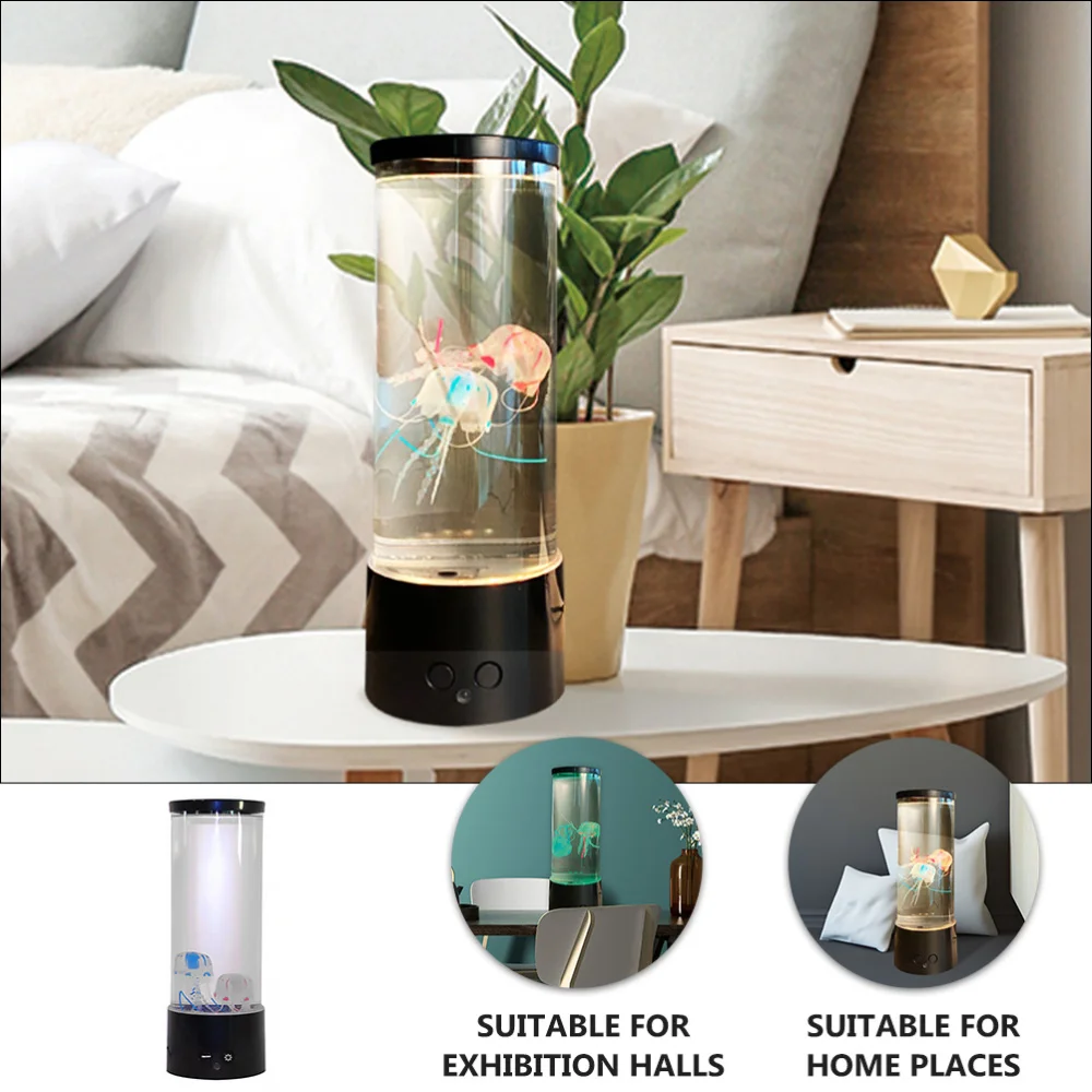 

LED Jellyfish Lamp Table Lamp Jelly Fish Aquarium Mood Lamp Sensory Lighting