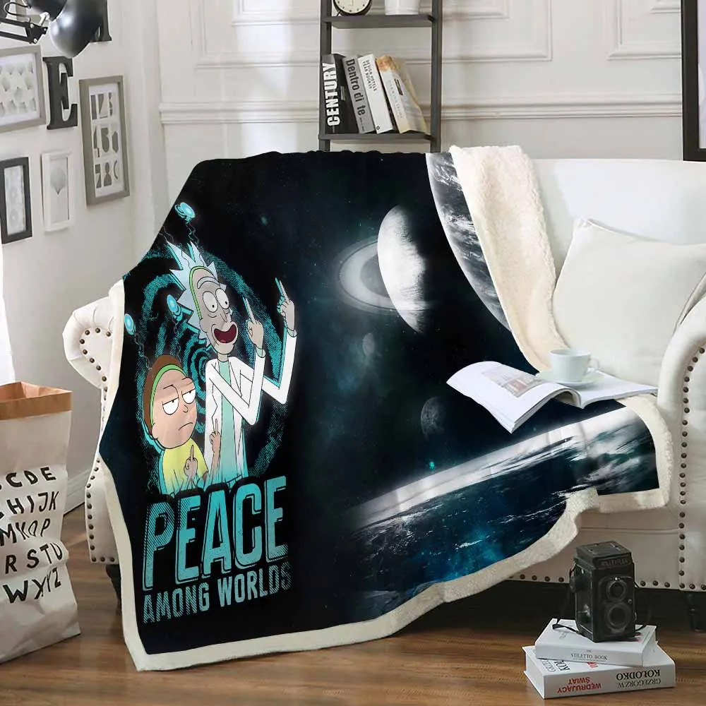 Фланелевое тонкое одеяло для дивана детское из овчины мальчиков и девочек 150*200