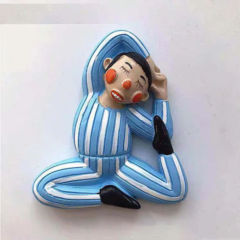 Магнит на холодильник в скандинавском стиле ins креативное украшение 3d персонажи