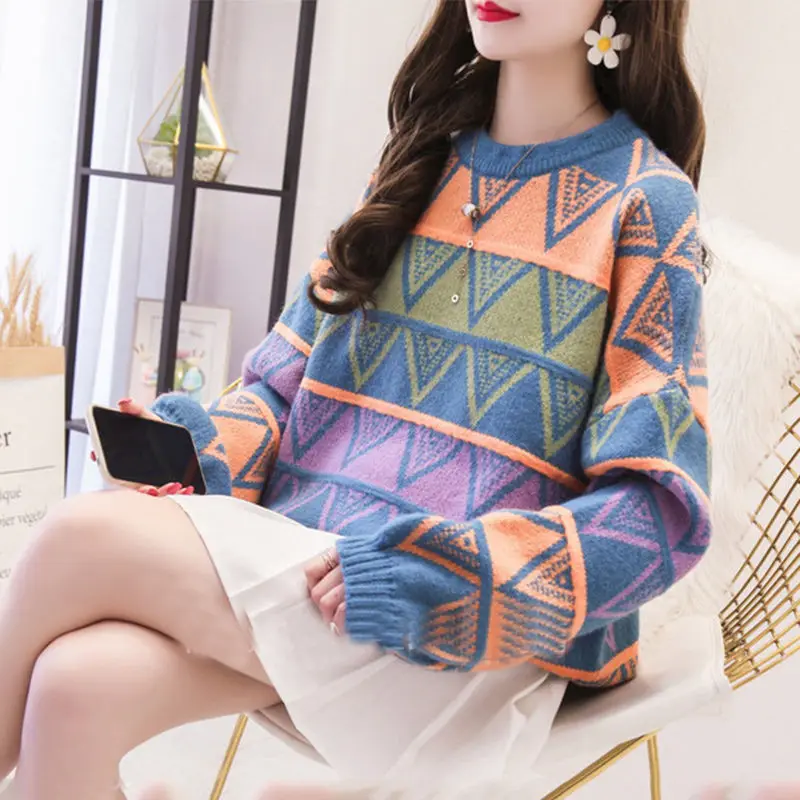 Ленивый свитер от ветра женский Хеджирование 2019 новые осенние и зимние корейские