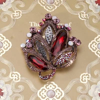 beadsland alloy inlaid rhinestone brooch design fashionable high end clothing accessories pin woman gift mm 812