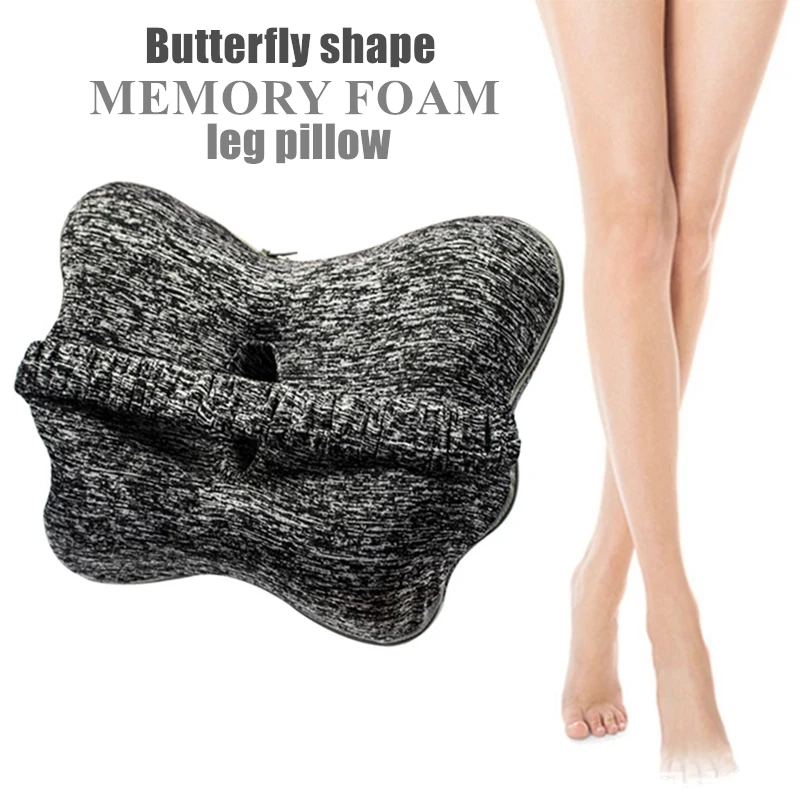 

Butterfly Shape Pillow for Sleeping Memory Foam Leg Positioner Pillows Knee Support Cushion between the Legs Hip Pain Sciatica