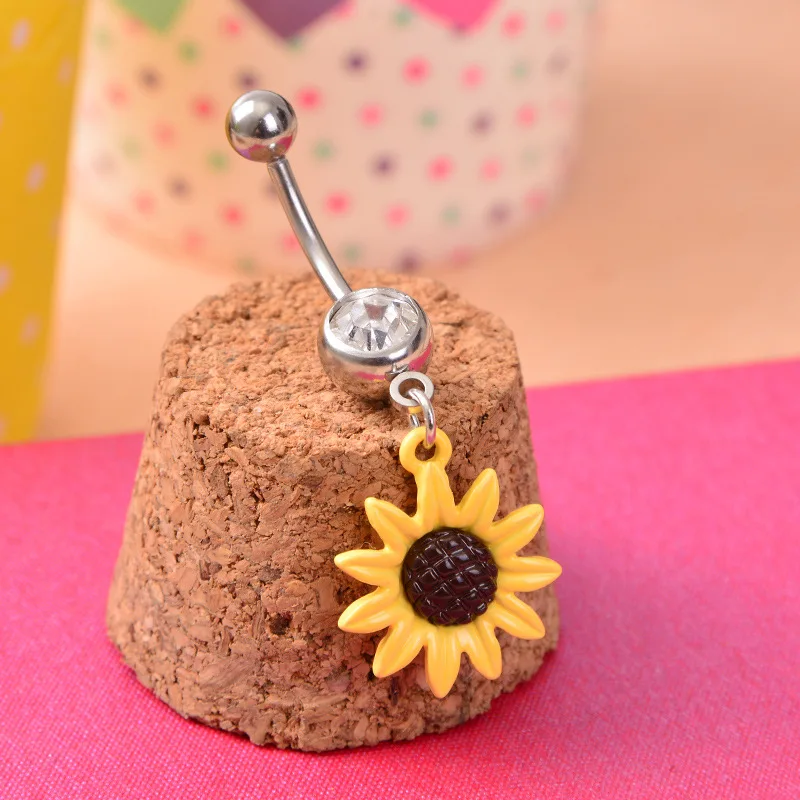 Элегантный танцорский пупок не вызывает аллергических реакций два цвета