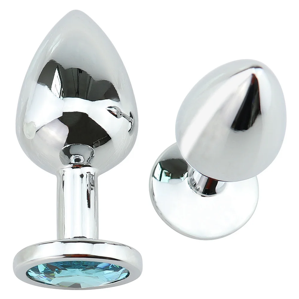 4pcs/set Stainless Steel Anal Plug Crystal Jewelry Round Butt Stimulator Sex Toys Dildo for Adult Game Bdsm Slave | Красота и