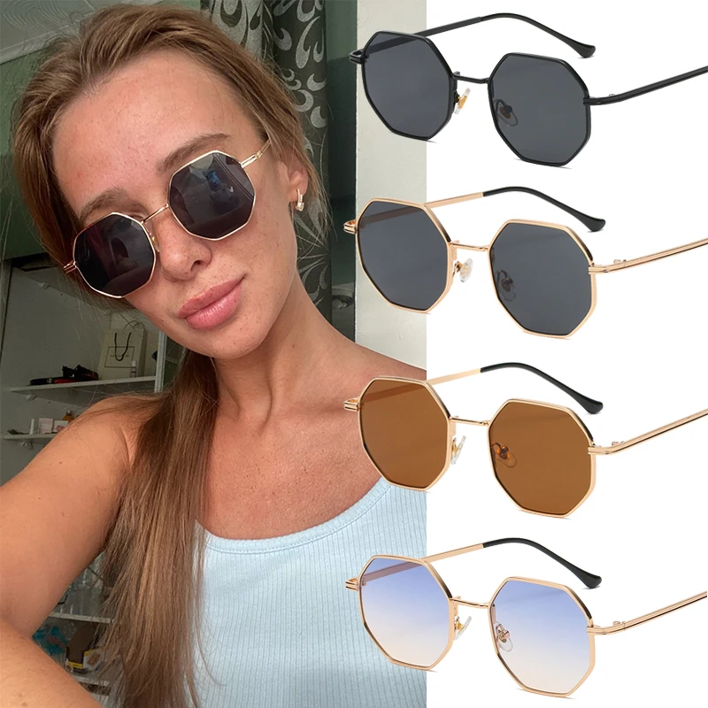 

Очки солнцезащитные для мужчин и женщин, Модные Винтажные брендовые дизайнерские прямоугольные солнечные очки в стиле ретро, популярные цветные квадратные очки
