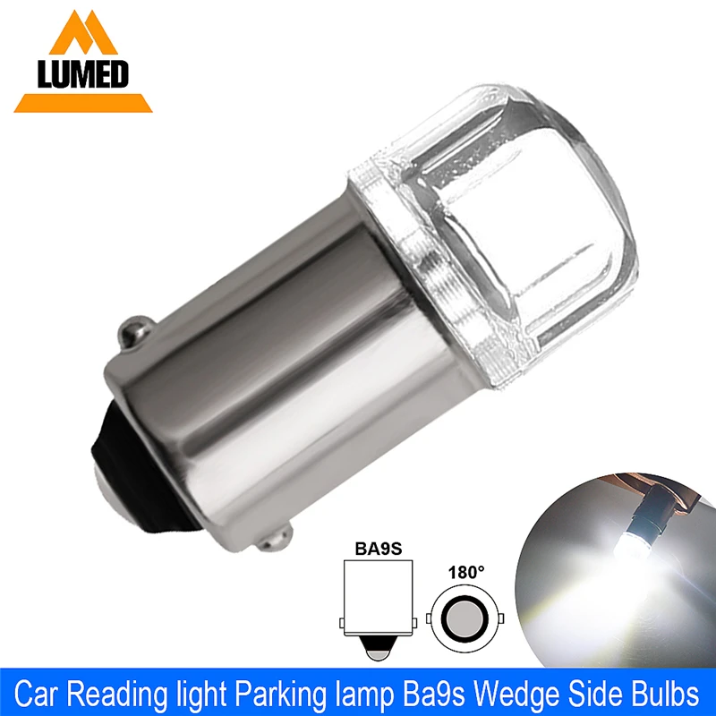 

100x BA9S T4W LED Car light bulb T2W T3W H5W interior Car LED License Plate light 2 LED 2835 SMD 12913 12910 12929 DC 12V 24V