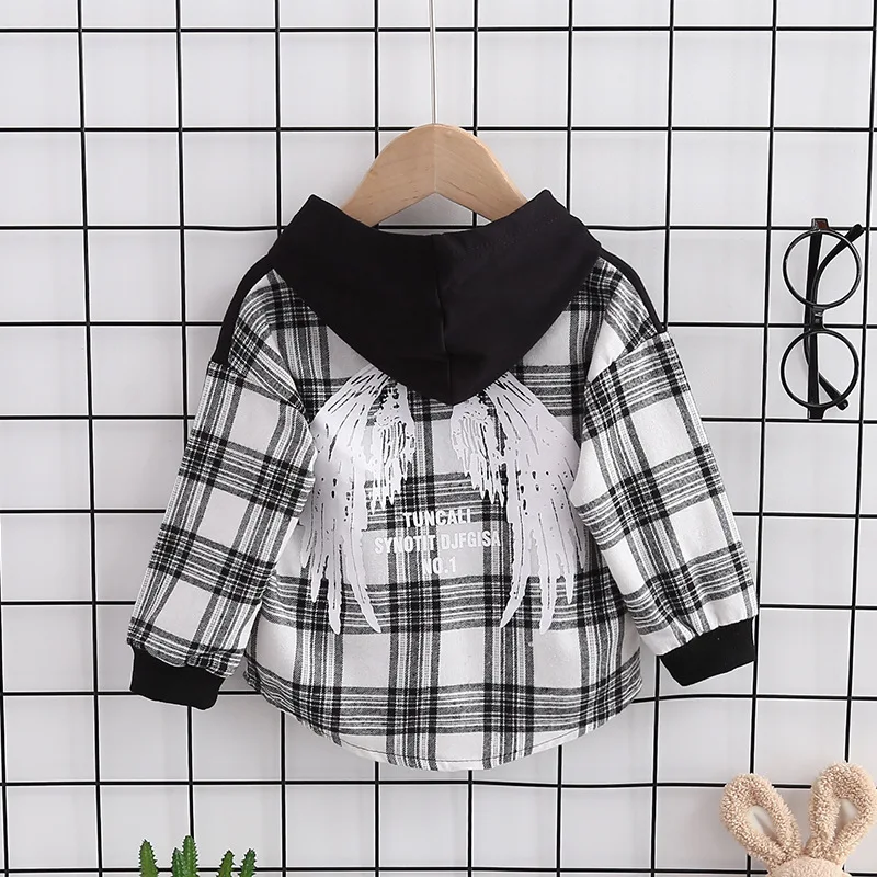 

Spring Autumn New Boys Baby Girls Letter Clothes Children Casual Fashion Hoodies Pants 2Pcs/Sets Kids Plaid Cotton Tracksuit