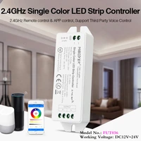 2 4ghz single color led strip controller dc12v24v new upgraded smart led dimmer 12achannel can appwifi voiceremote control