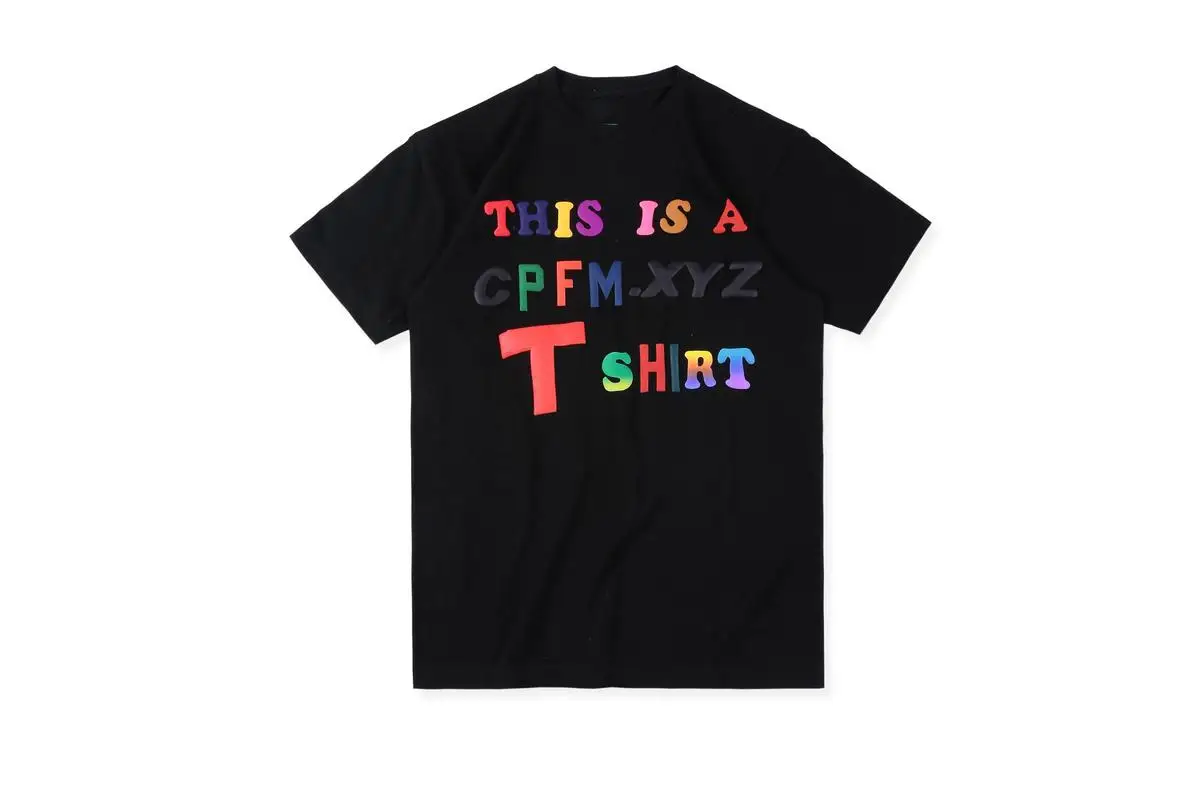 

19SS THIS IS A CPFM.XYZ T Shirts 3D Print 1:1 High Quality Travis Scott ASTROWORLD T-shirts Men Women CPFM Tshirt hanukkah