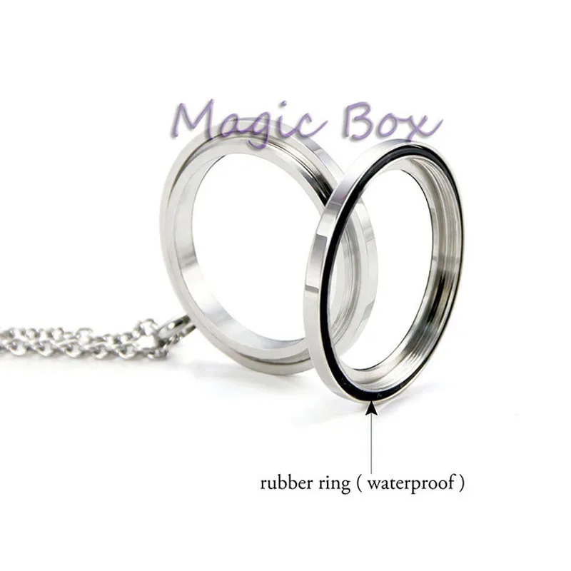 Новинка подвесные камни мерцающие плавающие кулоны нержавеющая сталь 316L