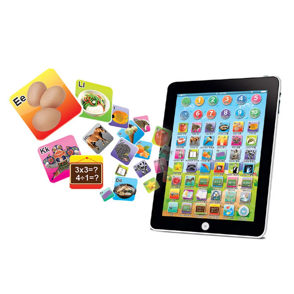Светодиодные игрушки детский планшет IPAD Обучающие подарок для девочек мальчиков