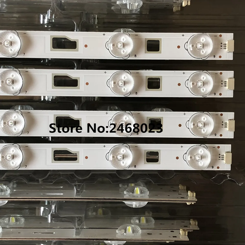 Идеальная замена 2 набора = 4 штуки Светодиодная лента D32TS7202 32HR331M09A5 V1 1 шт. 580 мм 9