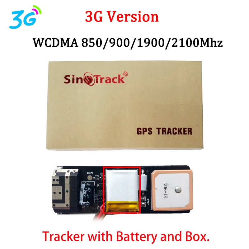 3G VERSION Bat Box Мини водонепроницаемый Встроенный аккумулятор GSM gps трекер ST-901 для автомобиля мотоцикла 3g WCDMA устройство с программное обеспечение для онлайн отслеживания - Цвет: 3G VERSION Bat Box