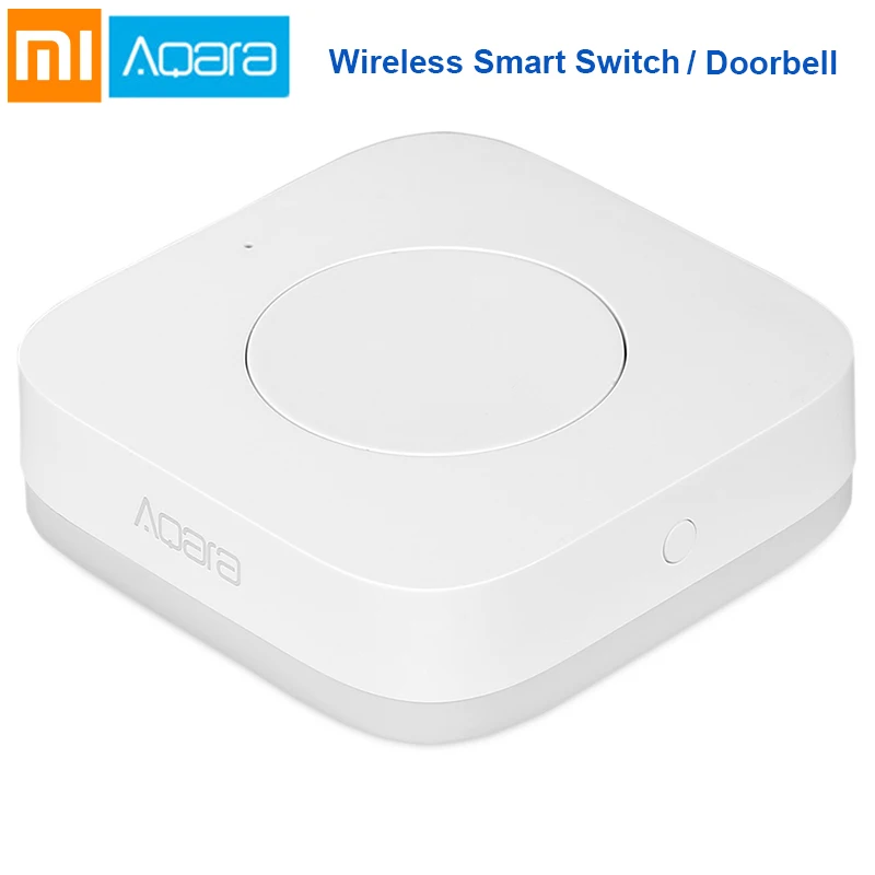 Switch doorbell Xiaomi умный дом Комплект Aqara шлюз двери окна человеческого тела датчик температуры и влажности Датчик беспроводной переключатель Zigbee розетка куб - Цвет: Switch doorbell
