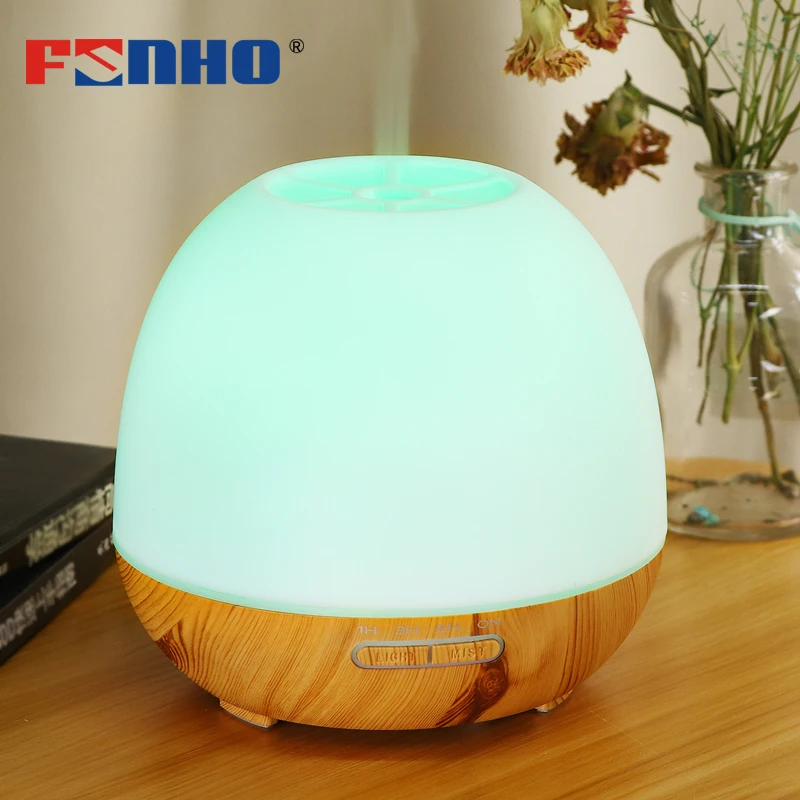

FUNHO 400ml Air Ultrasonic Humidifier Aroma Diffuser Essentiel Oil Aromatherapy Mist Maker Housing 7 LED Light Change For Home