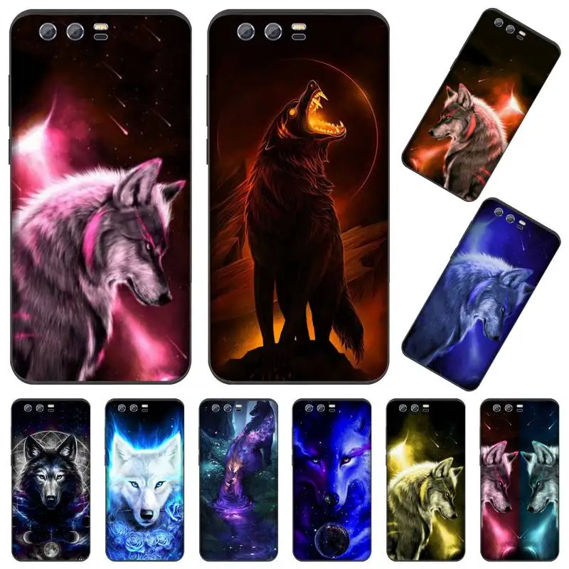 Мягкий черный чехол для телефона angry snow wolf Huawei Honor view 7a5.45inch 7c5.7inch 8x 8a 8c 9 9x10 20 10i 20i lite