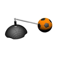 soccer goal training professional football beginner ball control shoot assistance steel set rotate exercise equipment