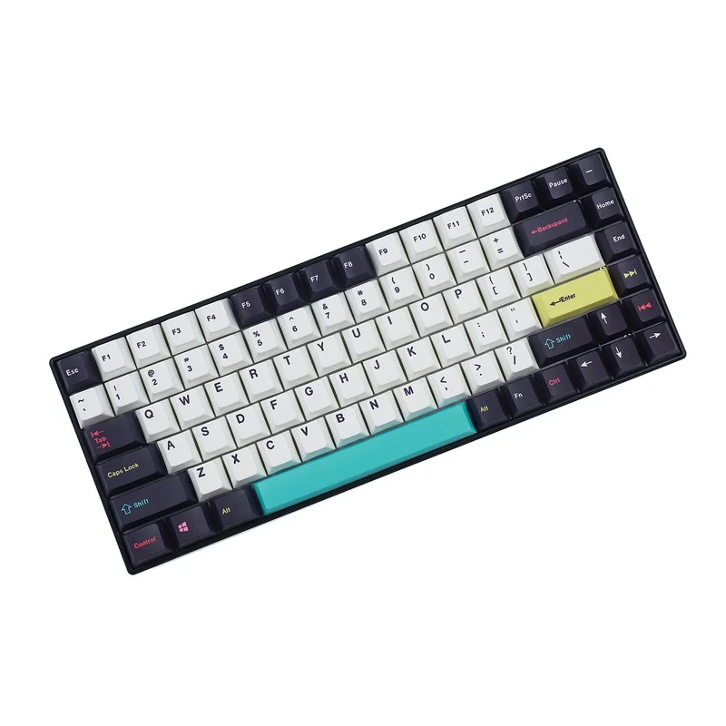 

Клавиши для механической клавиатуры GMK Color Future Funk 120 Key Cherry Dye Sub Five Side Sublimation GK61 Keycaps для механической клавиатуры Keychron 68 84 87 96 104