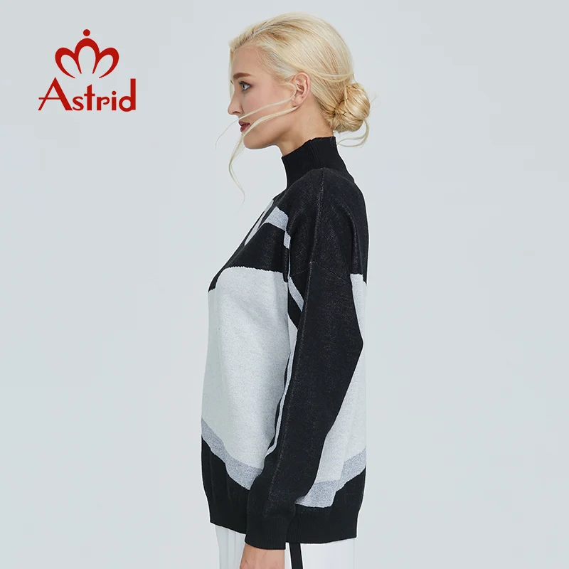 Astrid 2019 Осень новое поступление водолазка свитер женский высокое качество топ