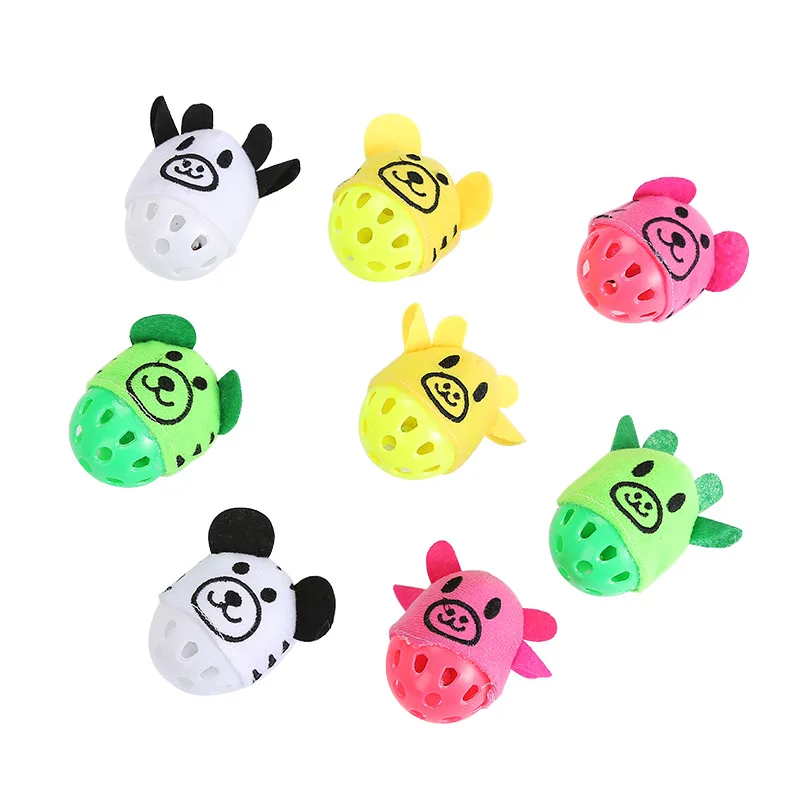 В форме животных Колокольчик мяч красочный мультфильм круглые звуковые игрушки