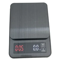 hand punch stainless steel timing coffee scale electronic scale kitchen scales timing scale 5kg0 1g cnim hot