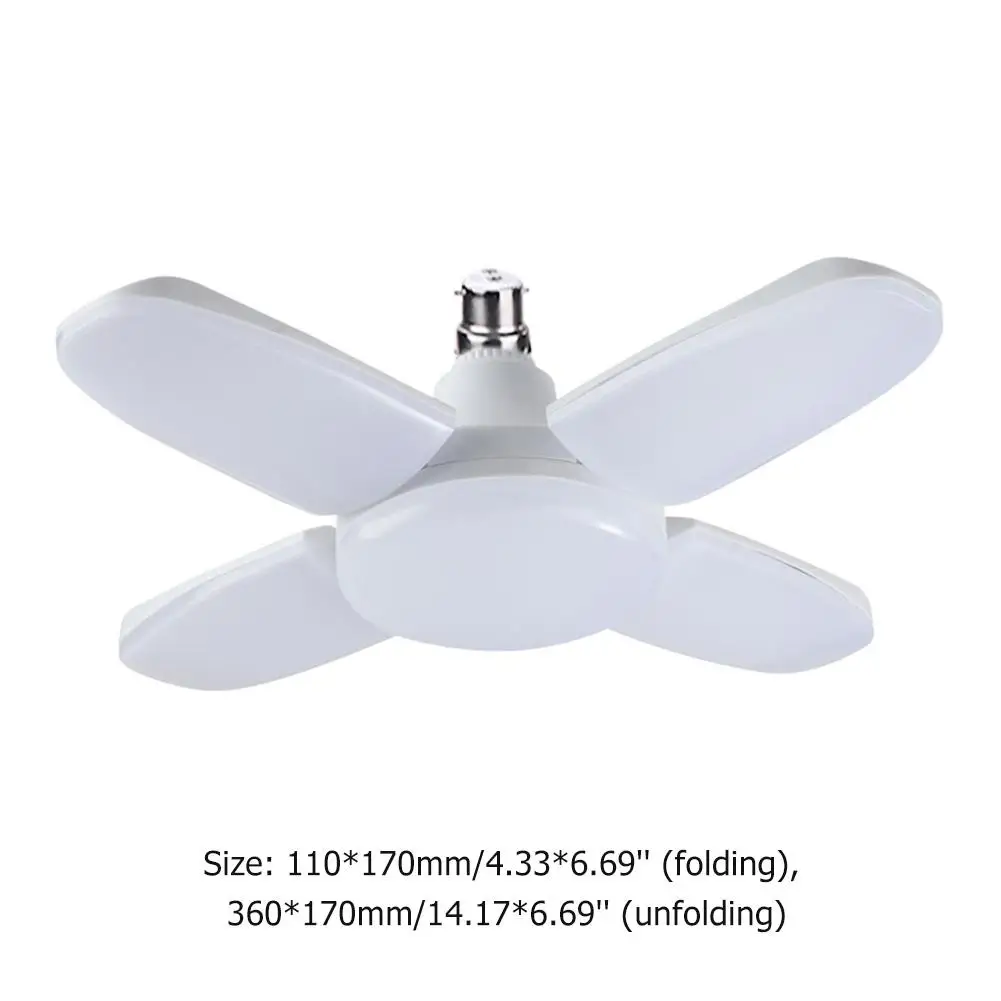 

Modern LED Garage Light 60W B22 High-quality Durable Multi-function Angle Adjustable Fan Blades Energy Saving Lamp