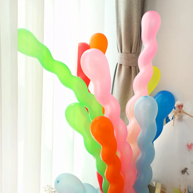 10 шт./лот длиной 36 дюймов с зажимом медной проволоки латексный шар поплавок