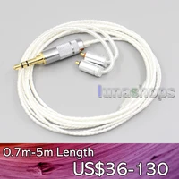 ln006633 4 4mm 2 5mm hi res silver plated 7n occ earphone cable for ue live ue6 pro lighting superbax ipx