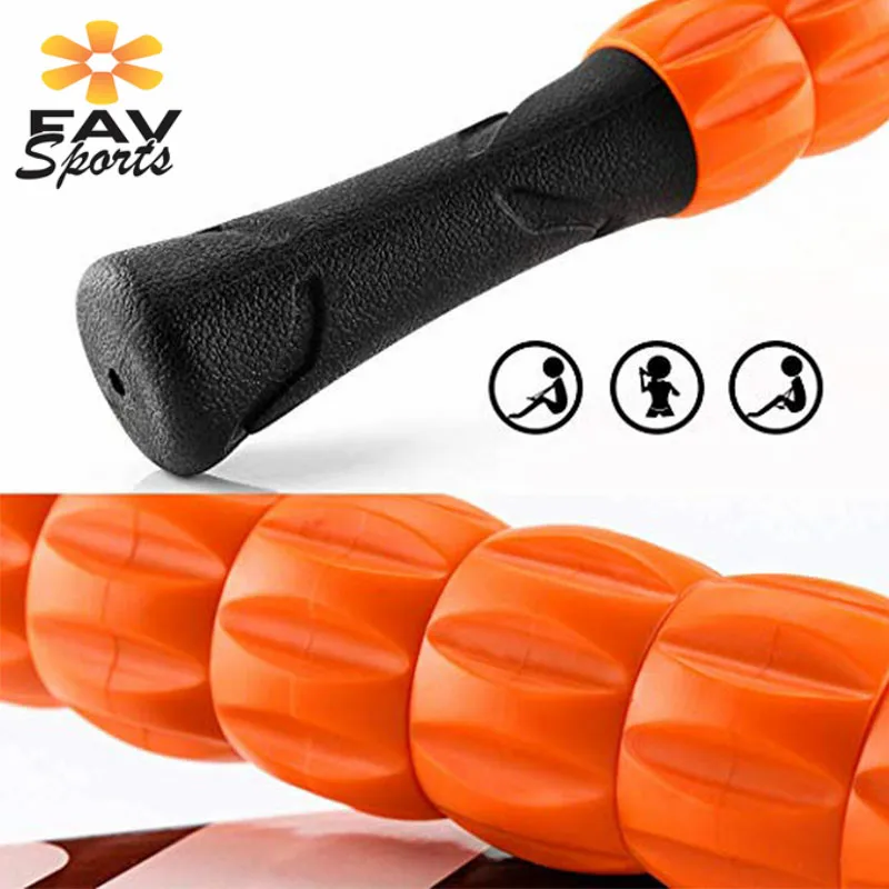 FAVSPORTS Йога Массажная палка 9 Spiky Point Пилатес мышечная физиотерапия снятие массажа