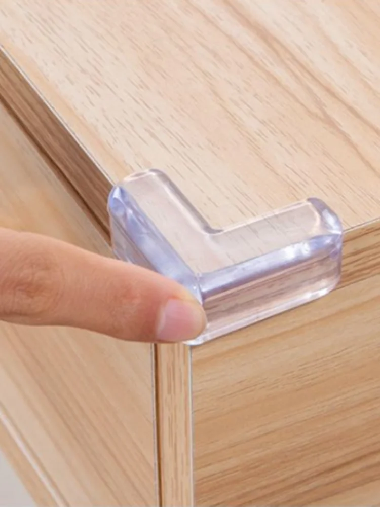 

4Pcs Cute Child Baby Safety Corner Guard Silicone Protector Table Protection Cover Children Anti Collision Corner Edge Protector