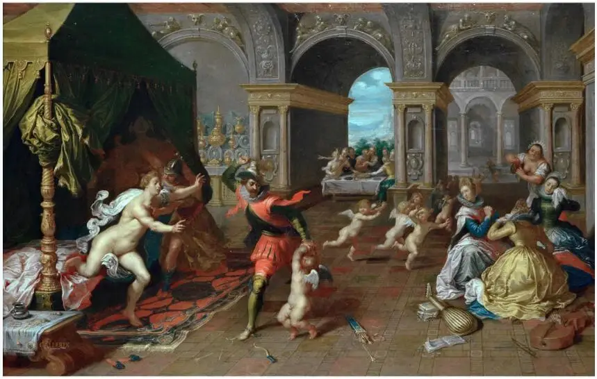 Настенная 3d Бумага фото на заказ ручная роспись дворец Голая девушка АРКА