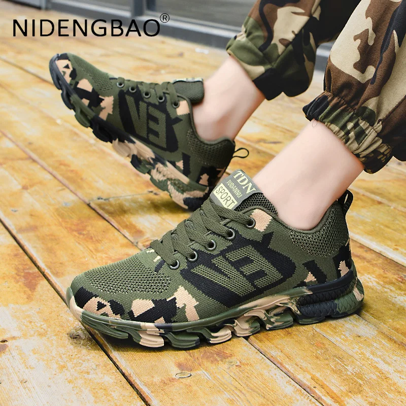Men Sneakers Women Running Shoes Outdoor Running Jogging Boys Girls Student Military Training Mountaineering Casual Sports Shoes