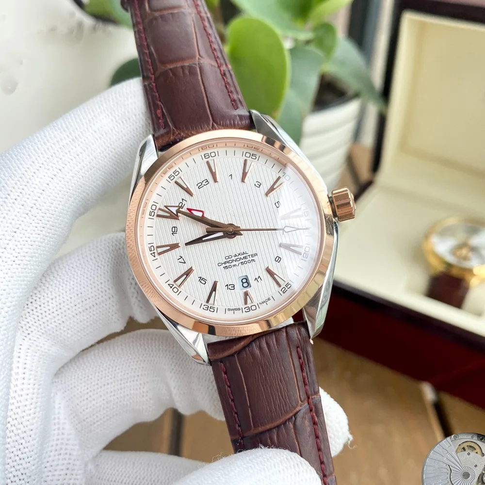

Men's 40mm watch fully automatic mechanical watch sports watch stainless steel waterproof multi-function watch